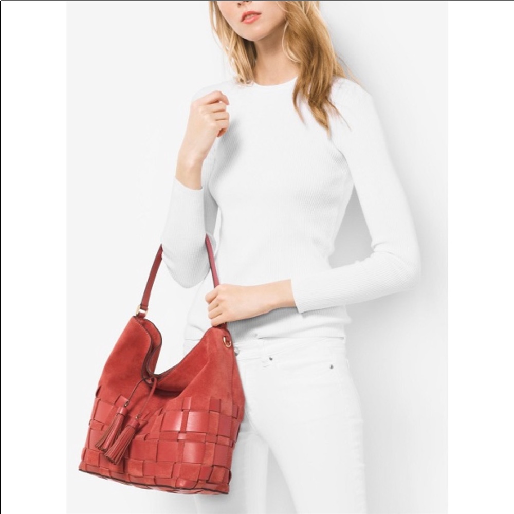 Michael Kors over the shoulder pink purse - Picture 7 of 8
